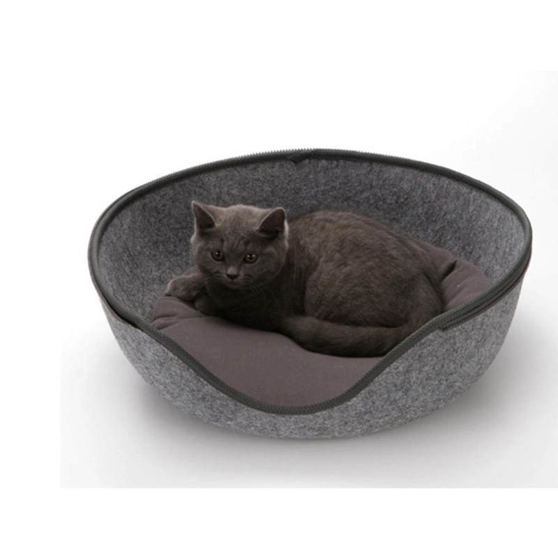 New Arrival Custom Logo Warm Pets Products with Cat Foot on Backside Pet Bed Use Cats and Dogs