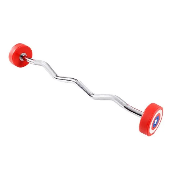 Ont-S11 Commercial Gym Fitness Accessories Straight / Curl CPU Barbell for Strength Training