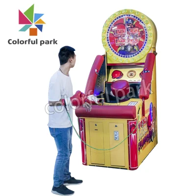 Colorful Park Coin Operated Boxing Game Indoor Amusement Equipment for Sale